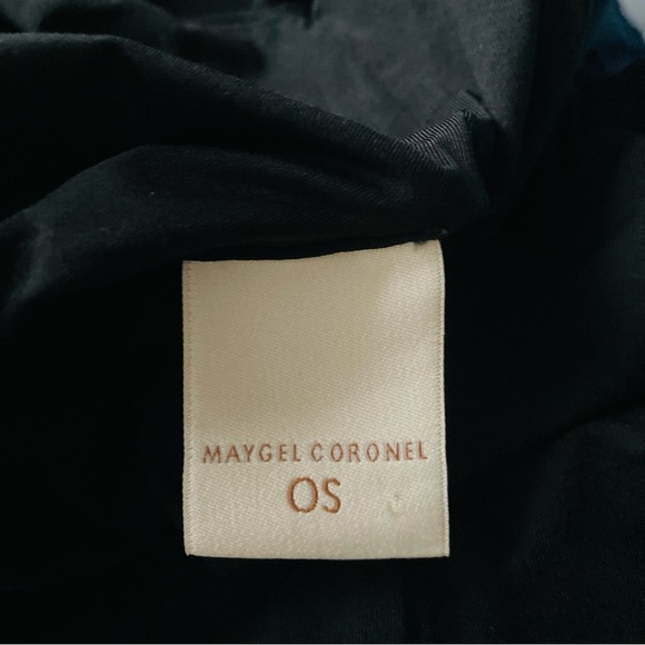 Maygel Coronel “Santa” one piece signature ruffle neck black swimsuit. One Size - Picture 9 of 10